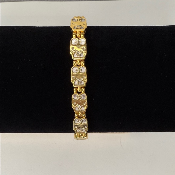 Keroppi Gold Bracelet - just about 8 inches
